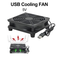 9cm/12cm Cooling Fan DC 5V USB Power Supply Quiet Fan for Router TV Set-Top Box Radiator Cooler DIY Repair Parts M5TB