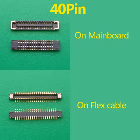2PCS 40pin USB Charger FPC Connector On Motherboard For Xiaomi Mi Pocophone Poco X3 NFC/X3 Pro/X2 K3