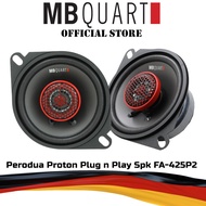 MB Quart Plug & Play 4" Coaxial 2 Way OEM Speaker For Perodua Myvi Lagi Best Myvi Old FA-425P2