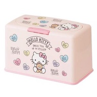 SANRIO - Hello Kitty 日版 口罩 收納盒 儲物盒 內置彈簧 可存放50-60個口罩 成人口罩 小童口罩 凱蒂貓 KT 吉蒂貓
