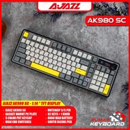 [Good] MECHANICAL KEYBOARD - AJAZZ AK980 SC - 98% - DISPLAYTFT - 3 MODES - KNOB - SOUTH FACE