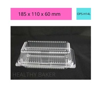 OPS-H14L Plastic Tray 50pcs± Bakery Disposable Packaging Food Tray Bekas Makanan / Kuih Tray