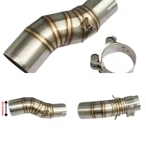 450Mt 2023+ CFMOTO For 450 Middle Exhuast MT Motorcycle Link Pipe Connect 51Mm Motorcycle Escape Exh