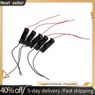 5pcs 15.2cm Wire Pipe Plastic 1 x 1.5V AAA Battery Storage Case Holder Black