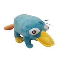 25CM Simulated Blue Perry The Platypus Plush Toys Anime Stuffed Animals Duck Dolls Boys Girls Christ