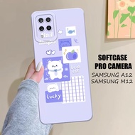 HP Latest SAMSUNG A12 - M12 - SAMSUNG A12 - M12 Case - SAMSUNG A12 - M12 Softcase - Pro Camera Softc
