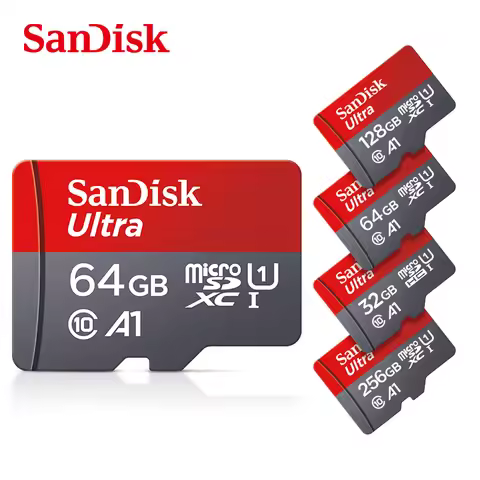 SanDisk Micro SD Card 32GB 64GB Memory Card 128GB tarjeta A1 Ultra Micro TF Card 256GB for Phone Tab