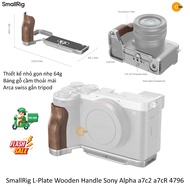 SmallRig L-Plate Wooden Handle Sony Alpha a7c2 a7cR 4796