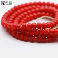 Wholesale Goro Takahashi goros Czech Imported Red White Core Glass Beads Loose Beads Necklace Bracel