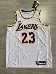 現貨Nike Los Angeles Lakers Lebron James association edition swingman nba jersey 波衫