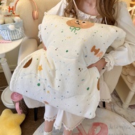 Cartoon Cartoon Milk Lamb Fleece Blanket Nap Small Blanket Coral Fleece Blanket Multi-Purpose Blanke