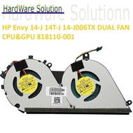 HP Envy 14-J 14T-J 14-j104TX 14-J006TX 818110-001 MF70070V1-C010-S9A CPU/GPU Laptop Cooling Fan