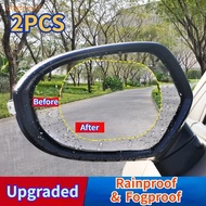 BDGF 2PCS/Set Car Rearview Mirror Window Anti Fog Clear Film Anti-Light Car Mirror Protective Film Waterproof Rainproof Car Sticker SG