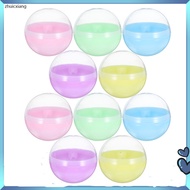 Empty Clear-colored Round Capsules Gumball Toy Vending Machine Prize 50 Pcs