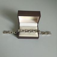 Stainless Steel Bracelet "Negative Ion" (SB2046S-W)