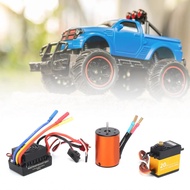3650 Brushless Motor 60A ESC 20KG Servo  3100KV Combo Set 900W Waterproof for 1/10 RC Car