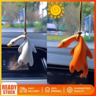 Hot Color Change Duck Hanger Beijing Roast Duck Keyring Bag Pendant Rear View Mirror Accessories Cha