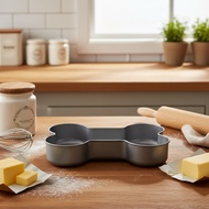 Dog Bone Shape Cake Tin Pan Perfect For Cakes Pet Treats Kids DIY Projects