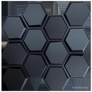 1pcs 2.5mm tebal 3D PVC tiga dimensi pelekat dinding mewah Ruang makan Panel 3D Panel dinding Siling