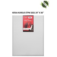 [STRETCHED CANVAS STPM] for Acrylic and Oil painting 60cm x 90cm