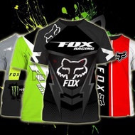 Casual New Summer T-Shirt Fox Printing 3D Racing High Quality Original House