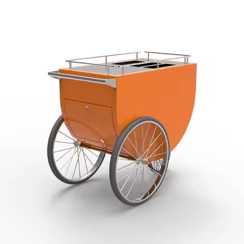 Lovely Mini Mobile Ice Cream Cart