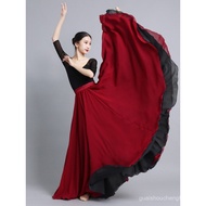 720Double-Sided Large Swing Skirt Dance Chiffon Skirt Two-Way Wear Dance Skirt Two-Color Classical D