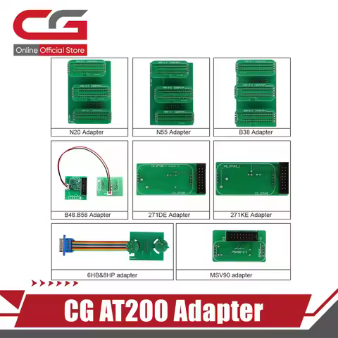 CGDI AT200 Adapter Work with FC200 ECU Programmer No Need Disassembly including 6HP & 8HP/MSV90/N55/