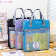 MOCHO1 Book Storage Bag, Portable Handheld A4 File Organizer, Lightweight Waterproof Dustproof Large