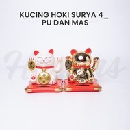 Chinese Cat Maneki Neko Solar Panel Lucky Cat/ Lucky Cat Statue/ 4" Solar Lucky Cat/