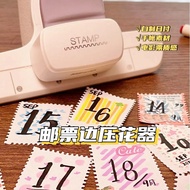 Children Handmade diy Hole Punch Stamp Embosser Handbook Puncher Collage Handmade Material Embosser