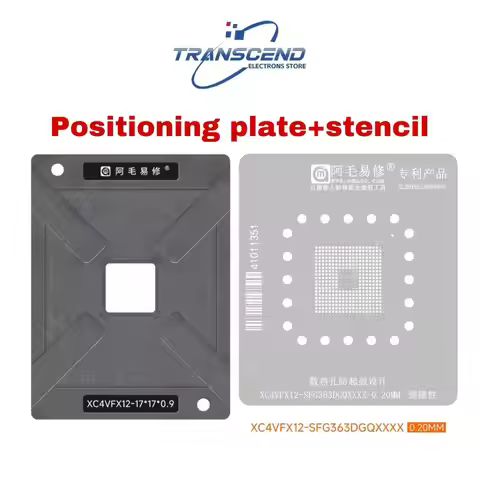 FPGA Reballing Stencil Template For XC4VFX12 XC4VLX15 XC4VLX25-10 11 12SFG363C 363I 10SF363I 11SF363