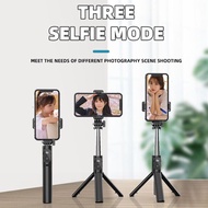 บลูทูธ Selfie Stick สำหรับโทรศัพท์ Monopod Selfie Stick ขาตั้งกล้องสำหรับโทรศัพท์ Iphone Xiaomi สมาร์ทโฟน Stick Stand Pod Tripe Mount Clip