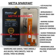 Original Crown Meetoo Quality LCD Touchscreen Samsung A02 (A022) / A12 (A125) / M02 (M022) / M12 (M127) / A32 5G (A326) / M32 5G (M326)
