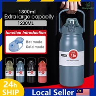 H&Y Ready Stock Thermos Bottle Portable Double Vacuum Thermos Flask Stainless Steel Water Bottle 120