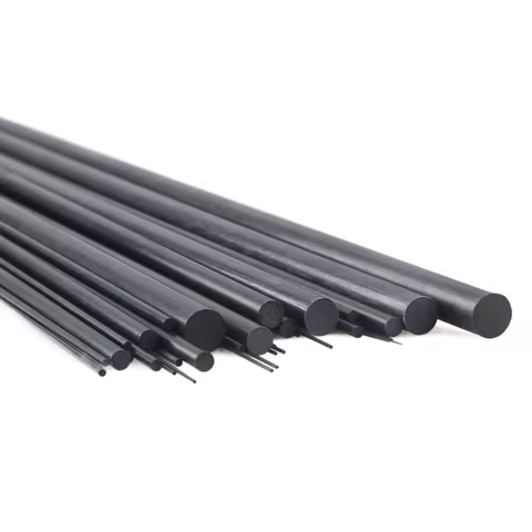 Solid Carbon Fiber Rod Length 500mm Dia 0.8/1/2/3//5/6mm High Strength Light Weight DIY Composite Ac