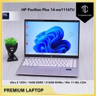HP Pavilion Plus 14-ew1116TU Core Ultra 5 125H 16GB OB 512GB NVMe SSD Win 11 HSL Used Laptop (With B