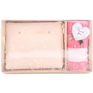 日本Jill Stuart 閃石化妝袋連柔軟手巾毛巾禮盒裝 Beauty Pouch Cosmetic Bag & Handkerchief Set [共3款]