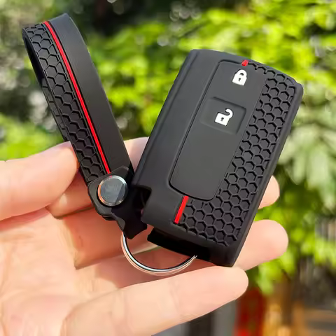 Silicone Key Case Keychain Cover Shell Organizer For TOYOTA Corolla Verso 2.0 D4d 2004 Prius Gen II 