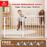 SPEEDS Baby Safety Gate Baby Safety Gate Baby Door Fence Baby Barrier Safe Gate Family 067-20