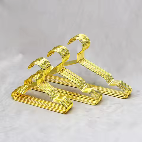 Pet gold clothes hanger, dog mini clothes hanger, pet store special clothes support display rack