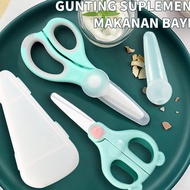 Chekout Baby Food Scissors Noodle Scissors Ceramic Ceramic Food Shears Food Scissors for Children an