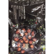 Meatball Mashed Potato Plant Coriander Mizuna Vegetable Ball Mince Flat Bread Wrap Burrito Kebab