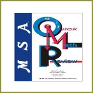 ﹊ ▥ MSA QUICK MATH REVIEW
