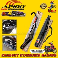 Exhaust LC135 Pipe Std Racing Chrome NLK I APIDO Std Catalyzer Racing 32mm 3 IN 1 Ekzos Motor YAMAHA