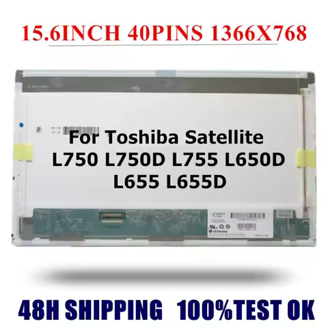 15.6“ LAPTOP DISPLAY LP156WH2 TL A1 For Toshiba Satellite L750 L750D L755 L650D L655 L655D Notebook 