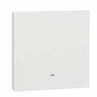 AvatarOn C, Switch with Fluorescent Locator, 16AX 250V, White