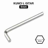4 mm L Key Guitar Rod - Allen Key Guitar Neck Settings