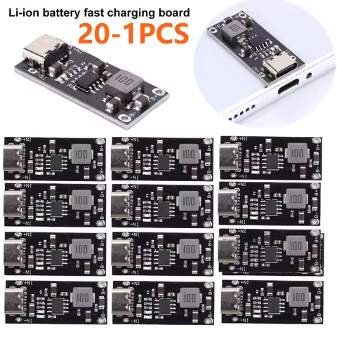 IP2312 Lithium Battery Fast Charging Board 3A 5V To 4.2V 4.35V Type C Polymer Ternary Lithium Batter