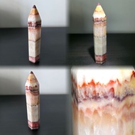 7✨Actual Product✨118mm/123g Dali Bai China Dali Jasper Energy Tower中国红纹方解石能量柱子